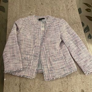 Never worn Talbots twill blazer.